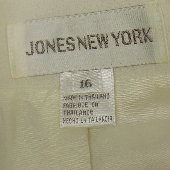 Jones New York Double Breasted Suit Jacket Size 16 - Picture 7 of 8